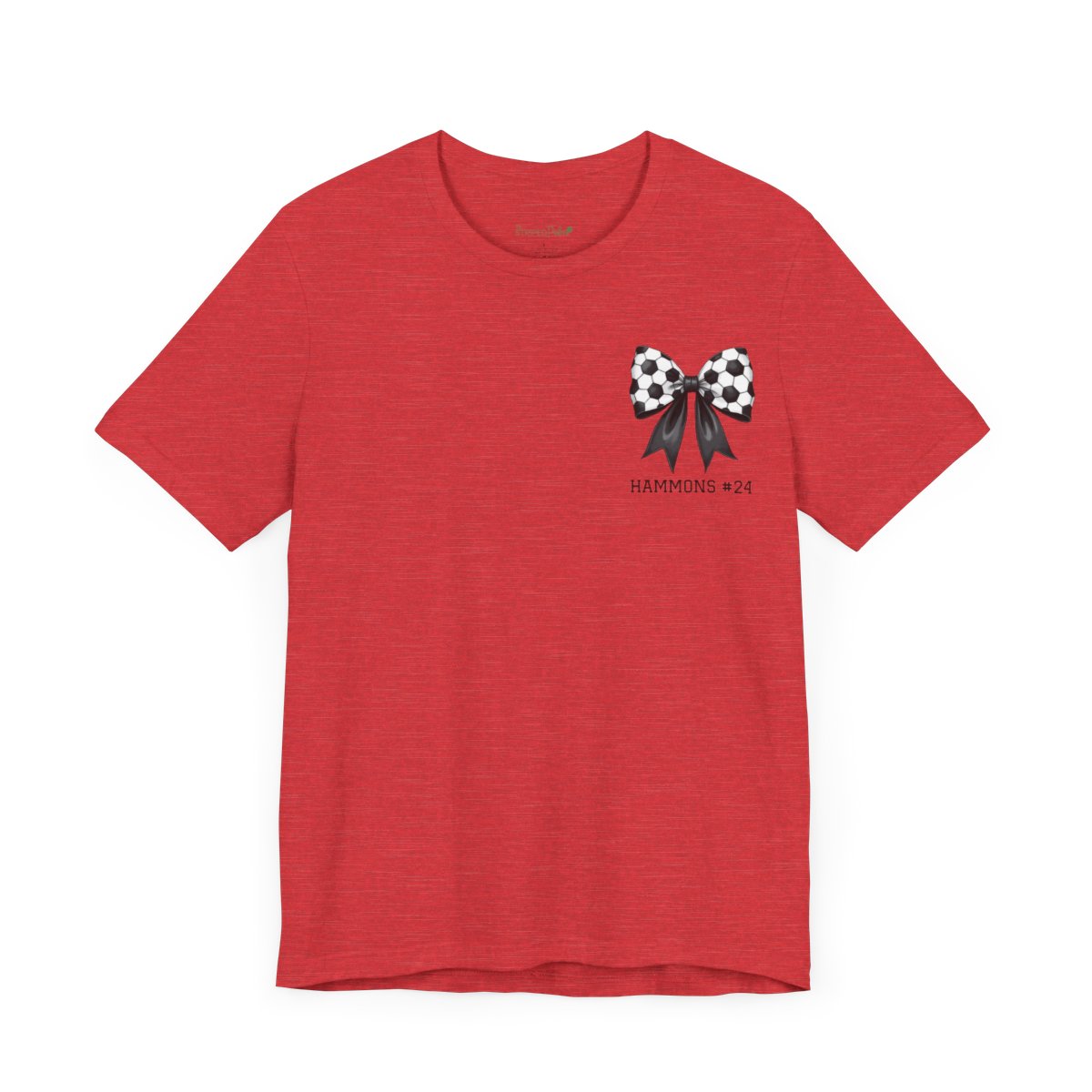 Personalized Coquette Soccer Spirit Retail Fit Tee