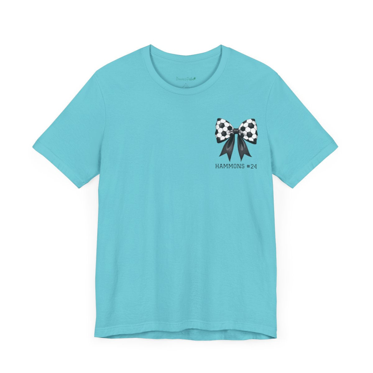 Personalized Coquette Soccer Spirit Retail Fit Tee