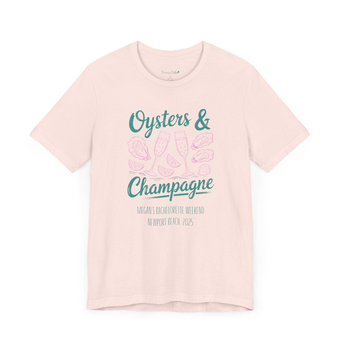 Oysters & Champagne Personalized Shirt