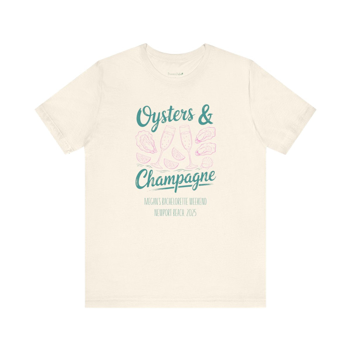 Oysters & Champagne Personalized Shirt