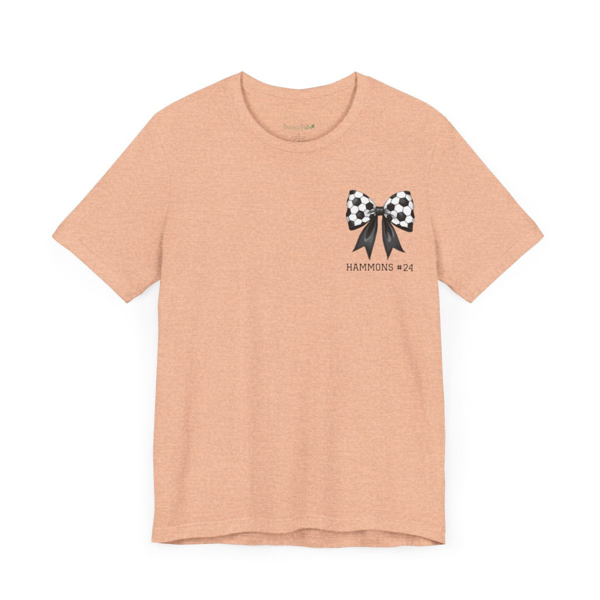 Personalized Coquette Soccer Spirit Retail Fit Tee
