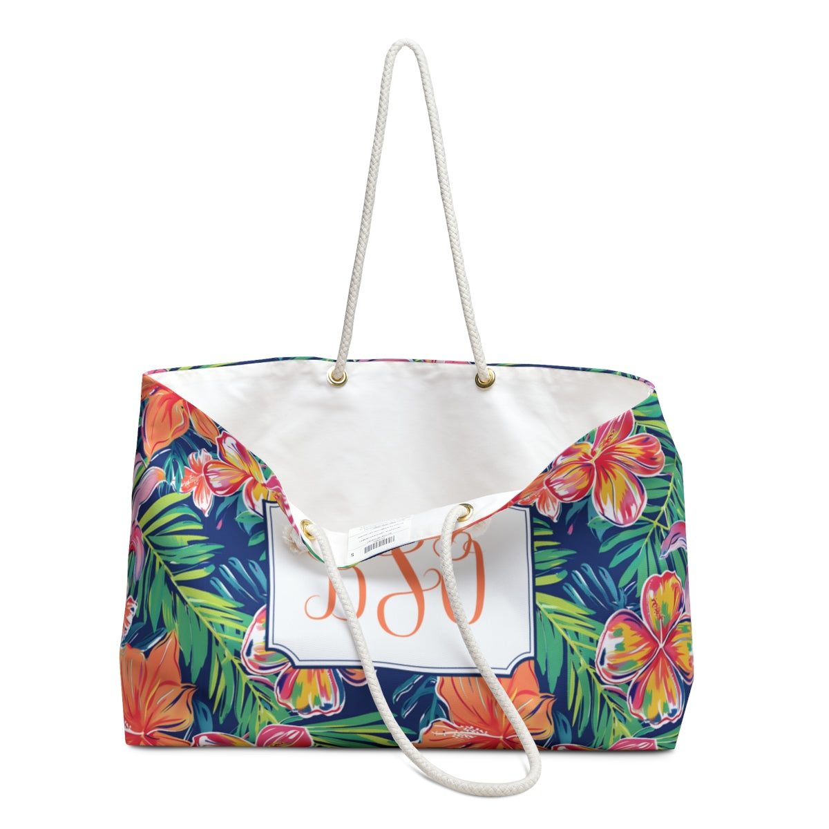 Monogram Tropical Weekender Bag | 2 Colors