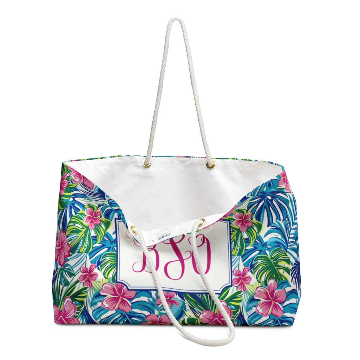 Monogram Tropical Weekender Bag | 2 Colors