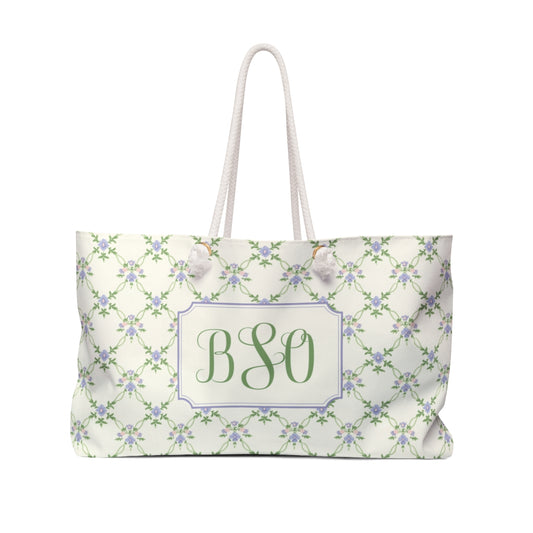 Monogram Stripe Tote Bag | 3 Styles