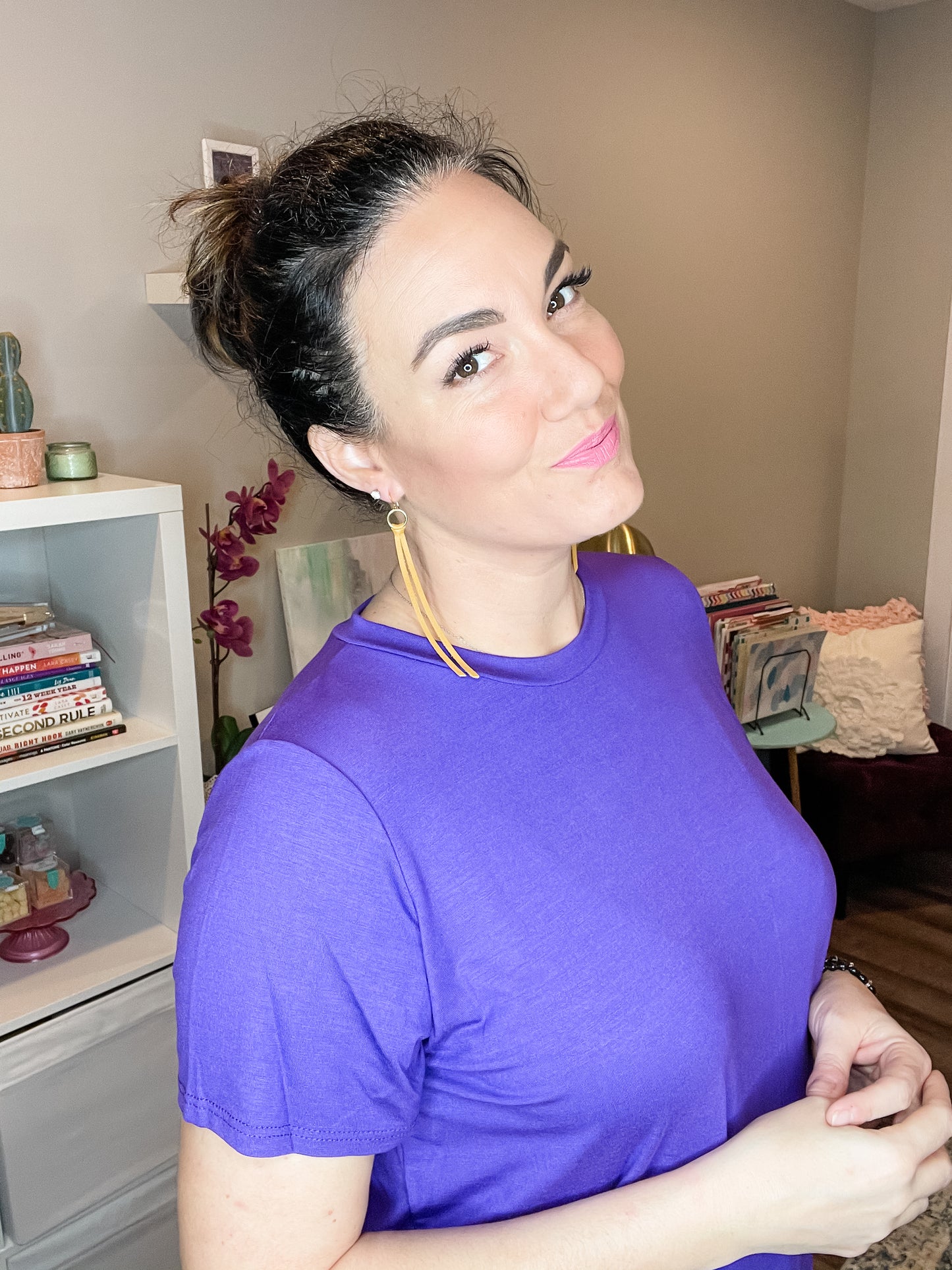 Thani Fringe | Mustard Earrings