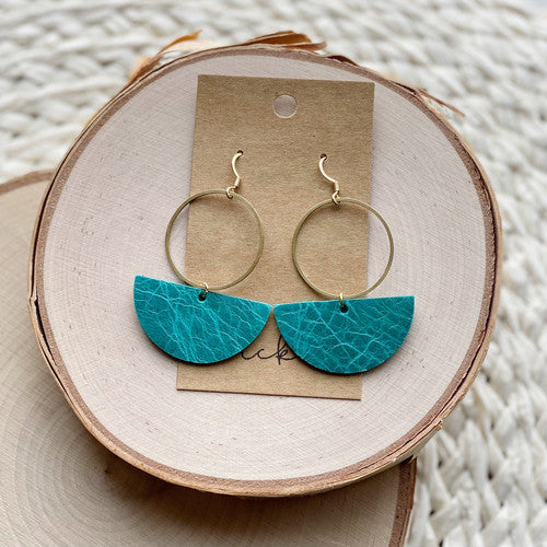 Canyon Hoops | Vintage Turquoise