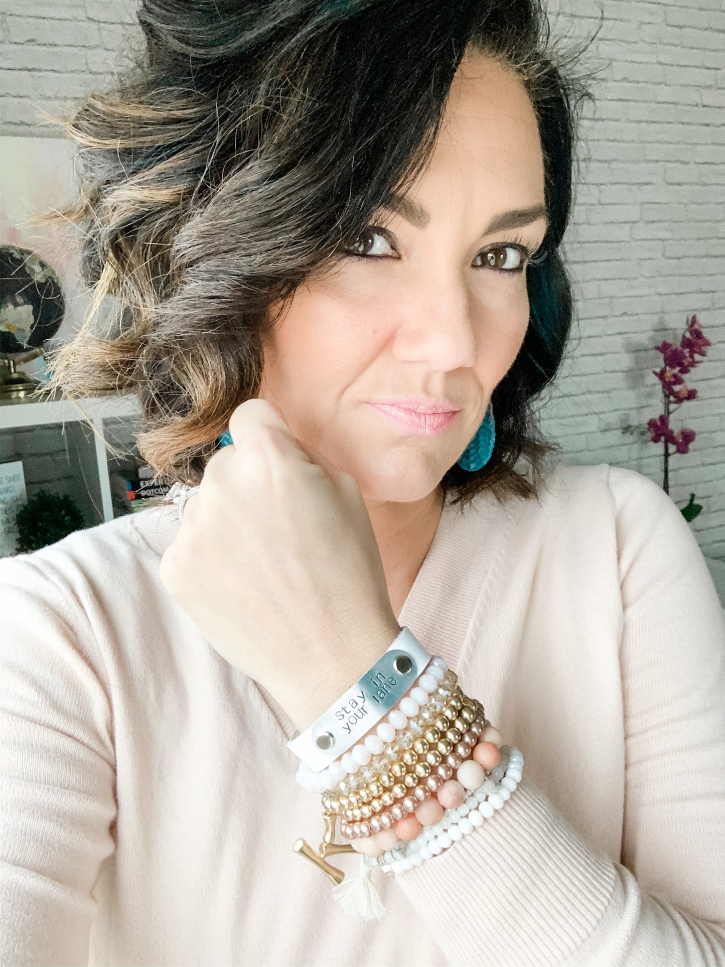 Stay in Your Lane Hero Band - White