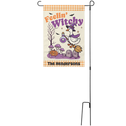 Personalized Halloween Garden Flag | 4 Designs
