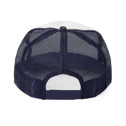 The Striped Palm Tropical Trucker Hat