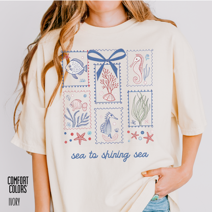 Sea to Shining Sea Personalized Tee