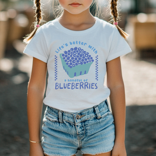 Life's Better with Blueberries Youth Tee