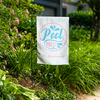 Welcome to our Pool Garden Flag