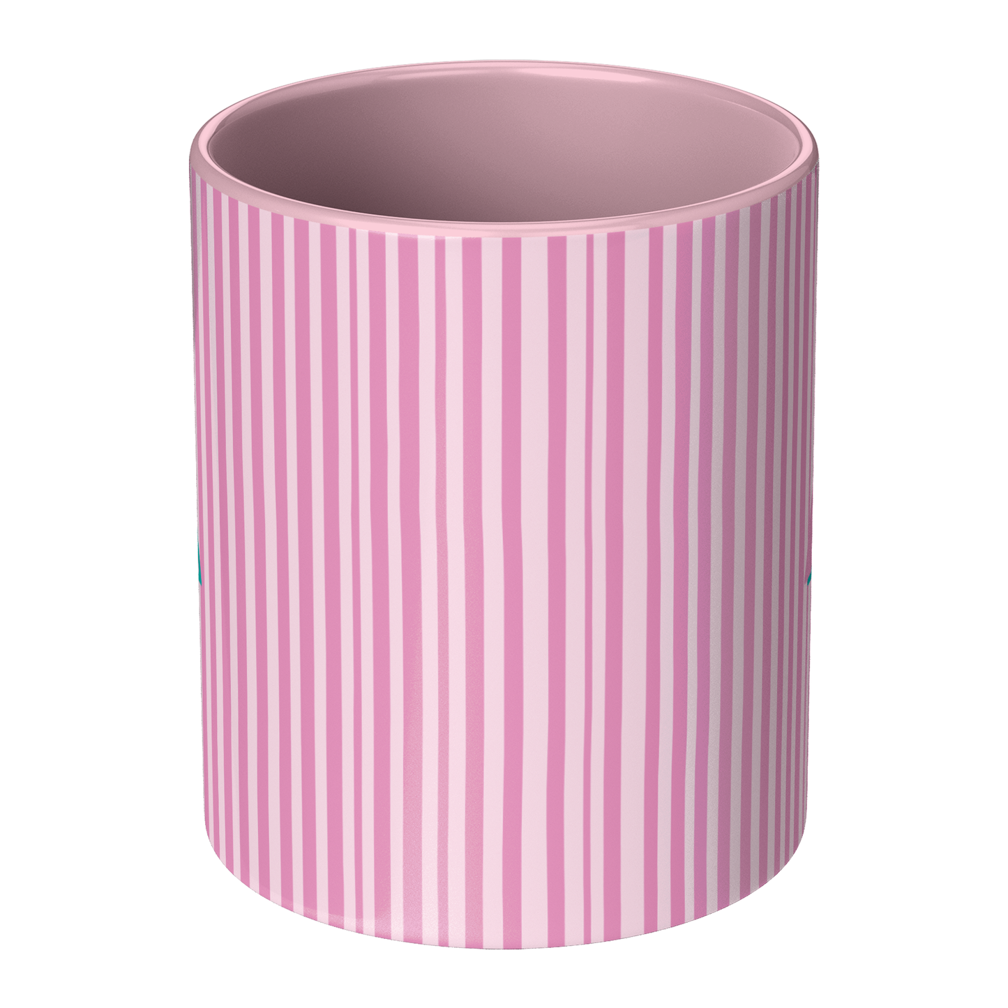 Initial Stripe Preppy Mug 11oz | Multiple Styles