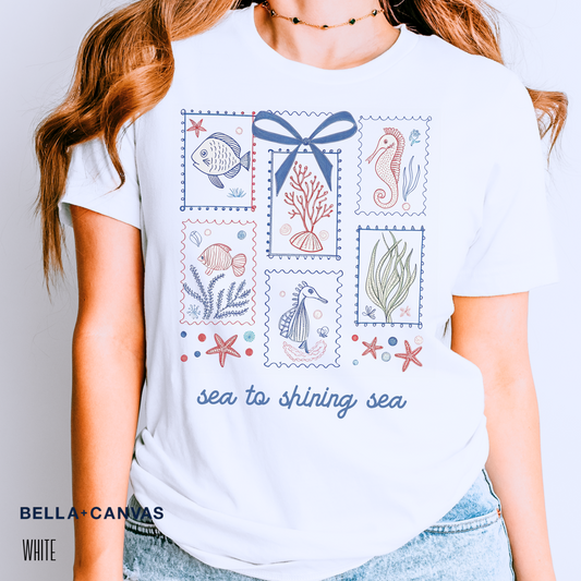 Sea to Shining Sea Personalized Tee