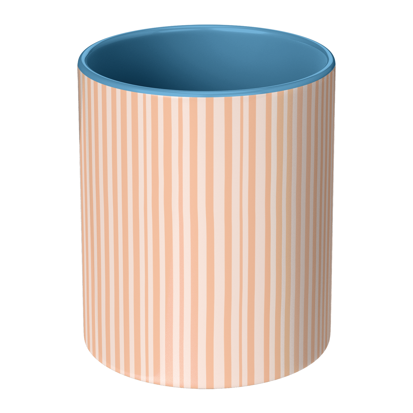 Initial Stripe Preppy Mug 11oz | Multiple Styles