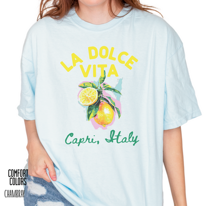 La Dolce Vita Personalized Lemon T-Shirt