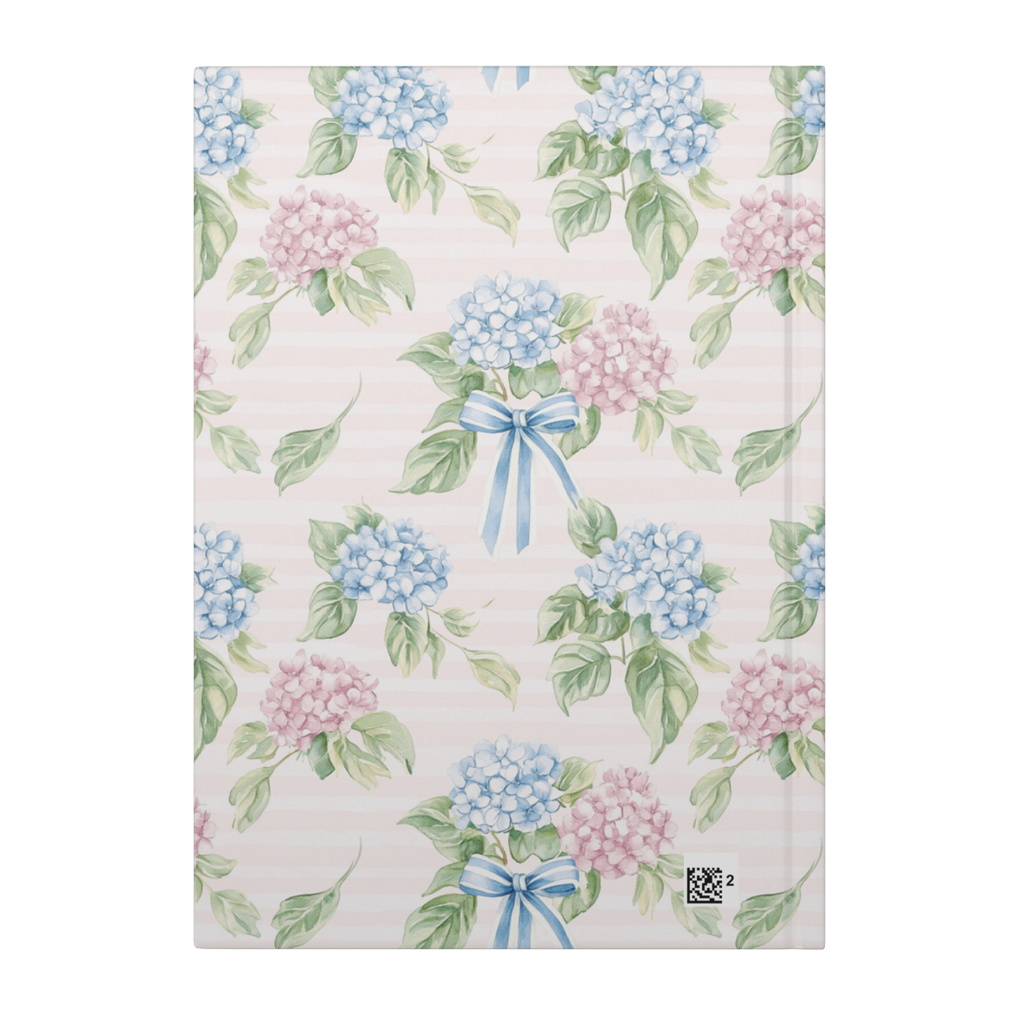 Personalized Coquette Hydrangea Hardcover Journal