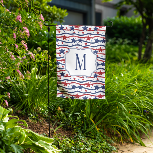 Americana Bloom Patriotic Garden Flags
