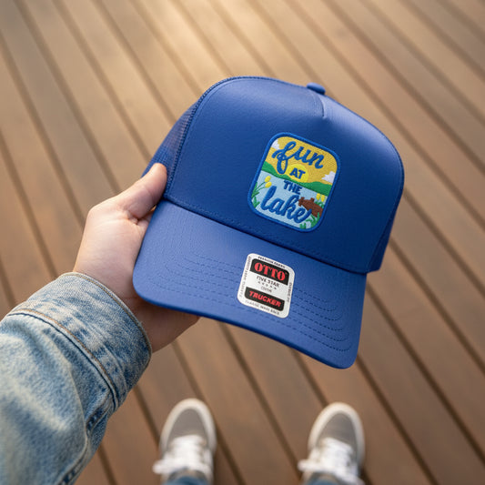 Fun at the Lake Patch Hat