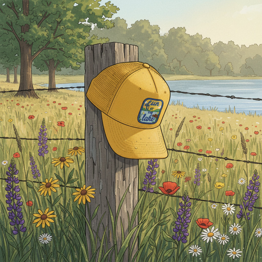 Fun at the Lake Patch Hat