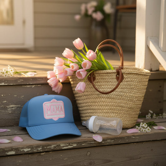 Pink Mama Patch Hat