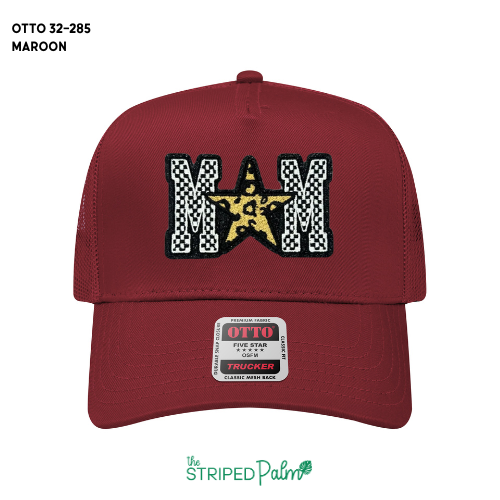 Mom Star Patch Hat