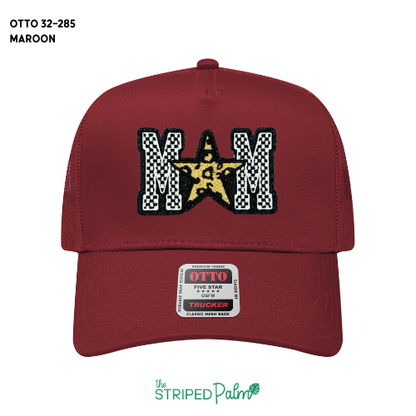 Mom Star Patch Hat
