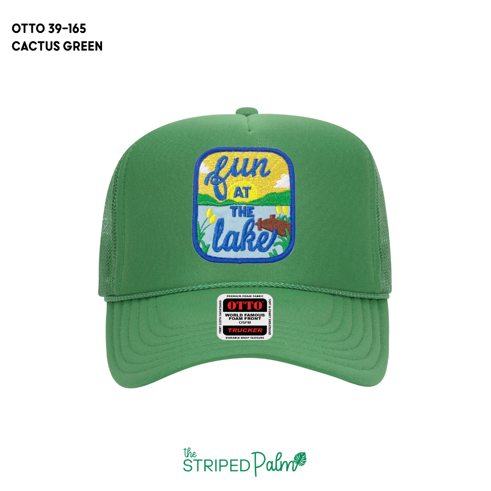 Fun at the Lake Patch Hat