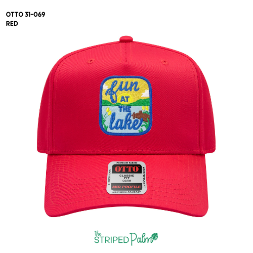 Fun at the Lake Patch Hat
