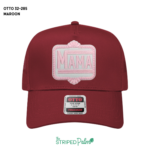 Pink Mama Patch Hat