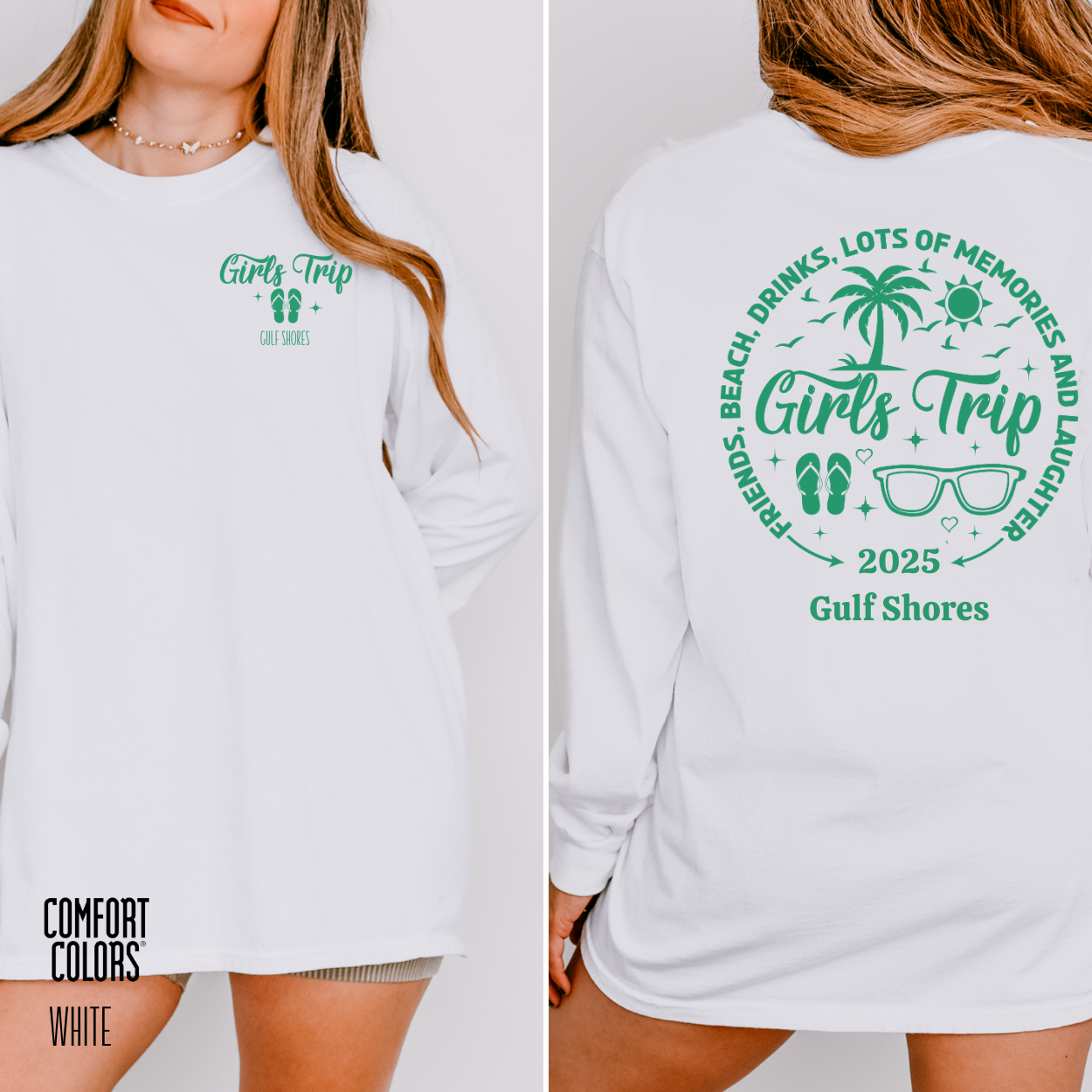 Girls Trip Personalized Long Sleeve T-Shirt