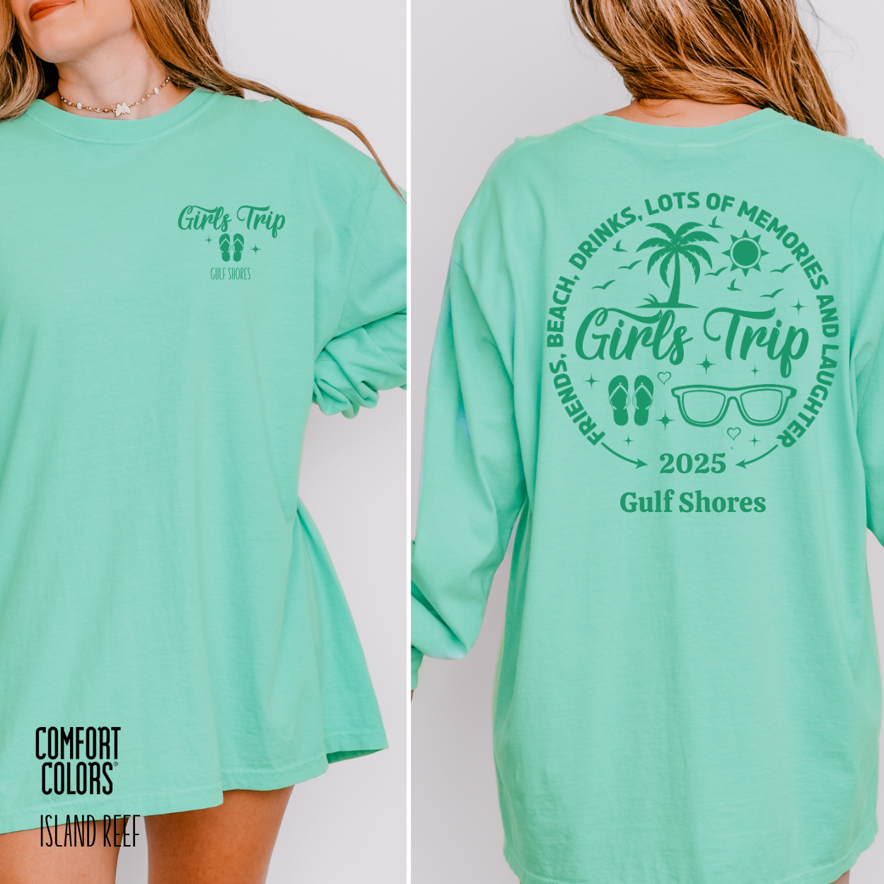 Girls Trip Personalized Long Sleeve T-Shirt