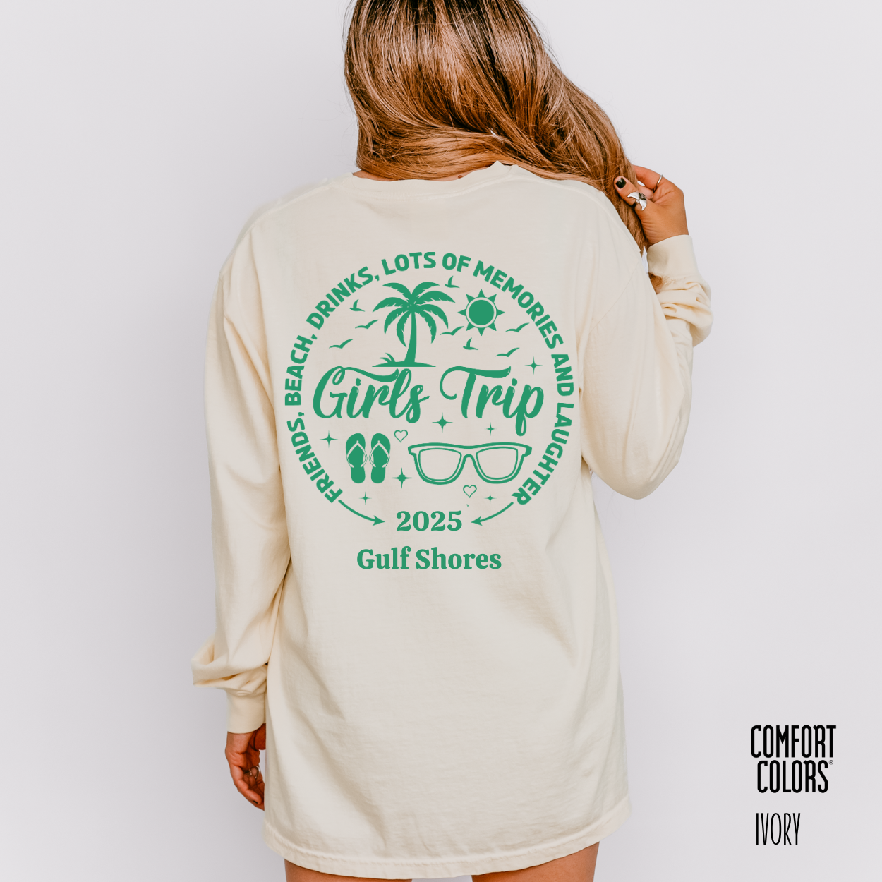 Girls Trip Personalized Long Sleeve T-Shirt