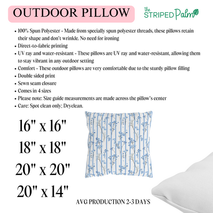 Wildflower Stripe Dream Pillow