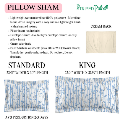Wildflower Stripe Dream Pillow