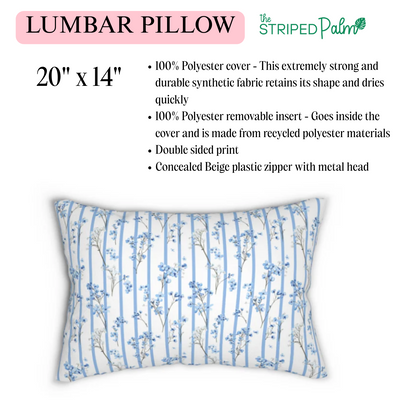 Wildflower Stripe Dream Pillow