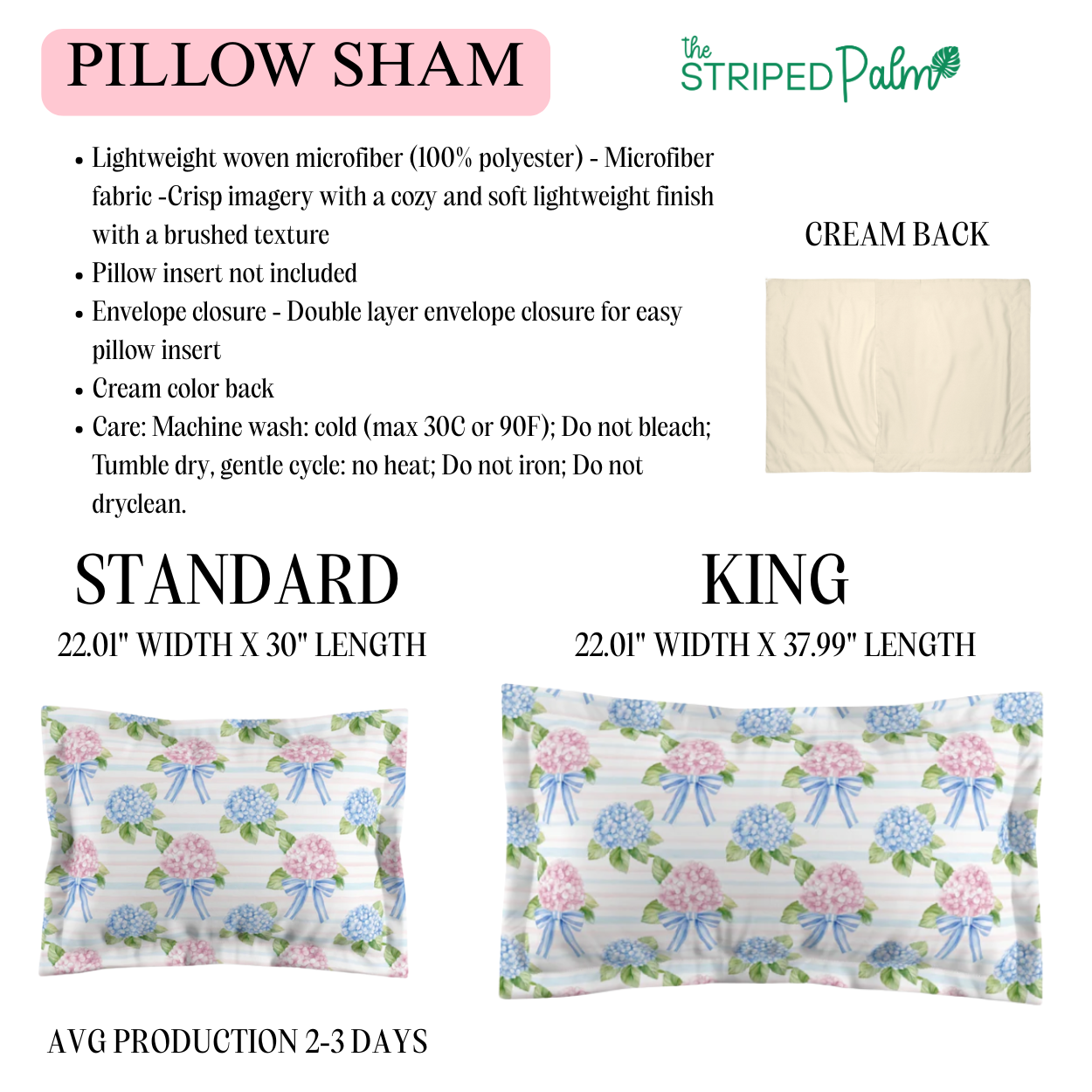 Hydrangea Daydream Pillow