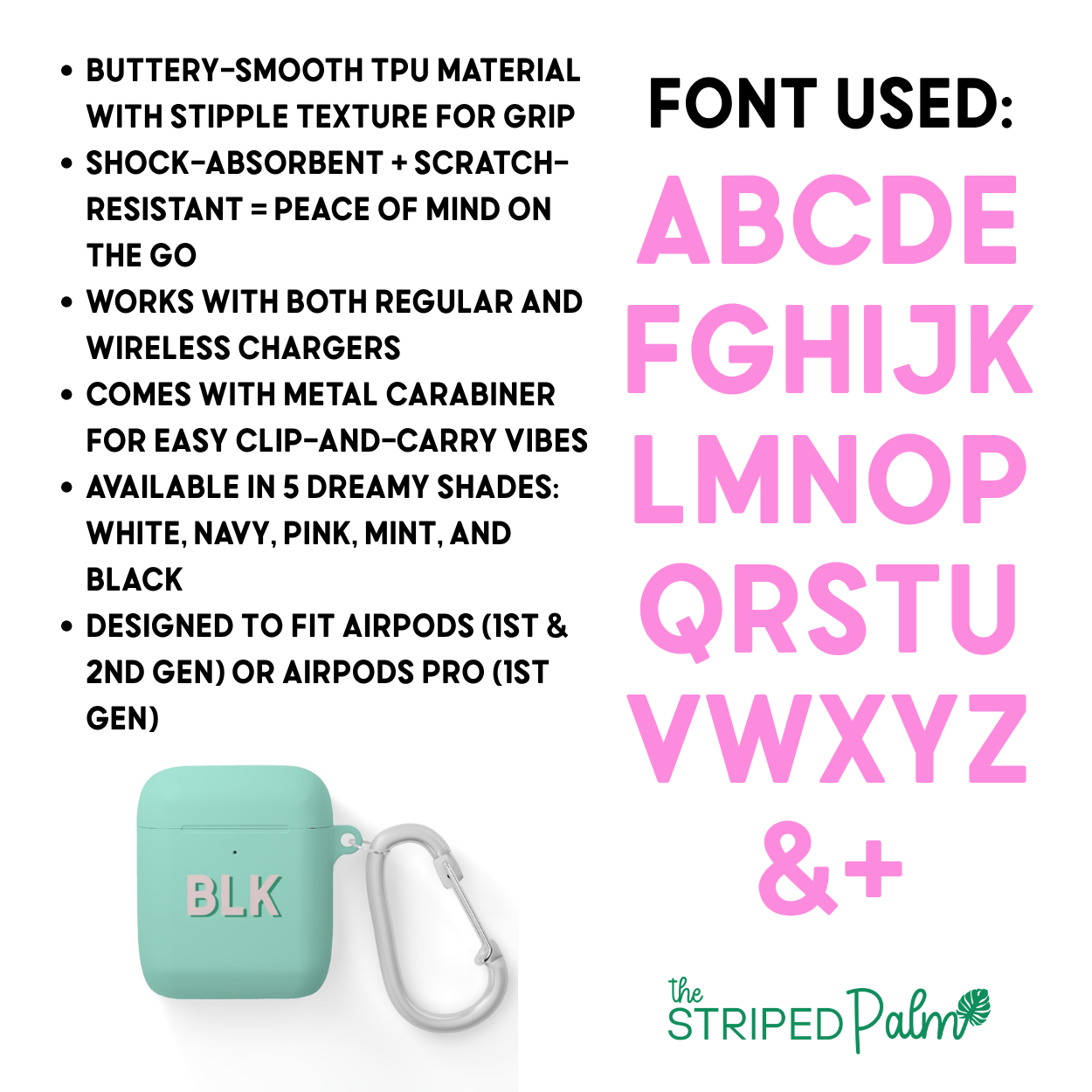 Monogram Groove AirPods Case Cover