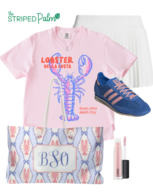 Monogram Lobster Weekender Bag | 2 Colors