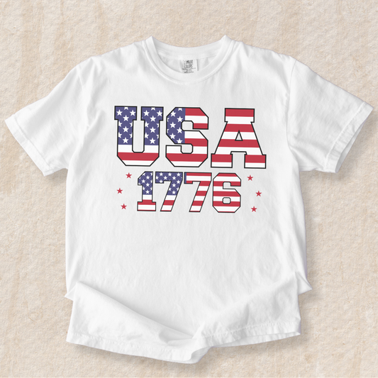 USA Flag 1776 Tee