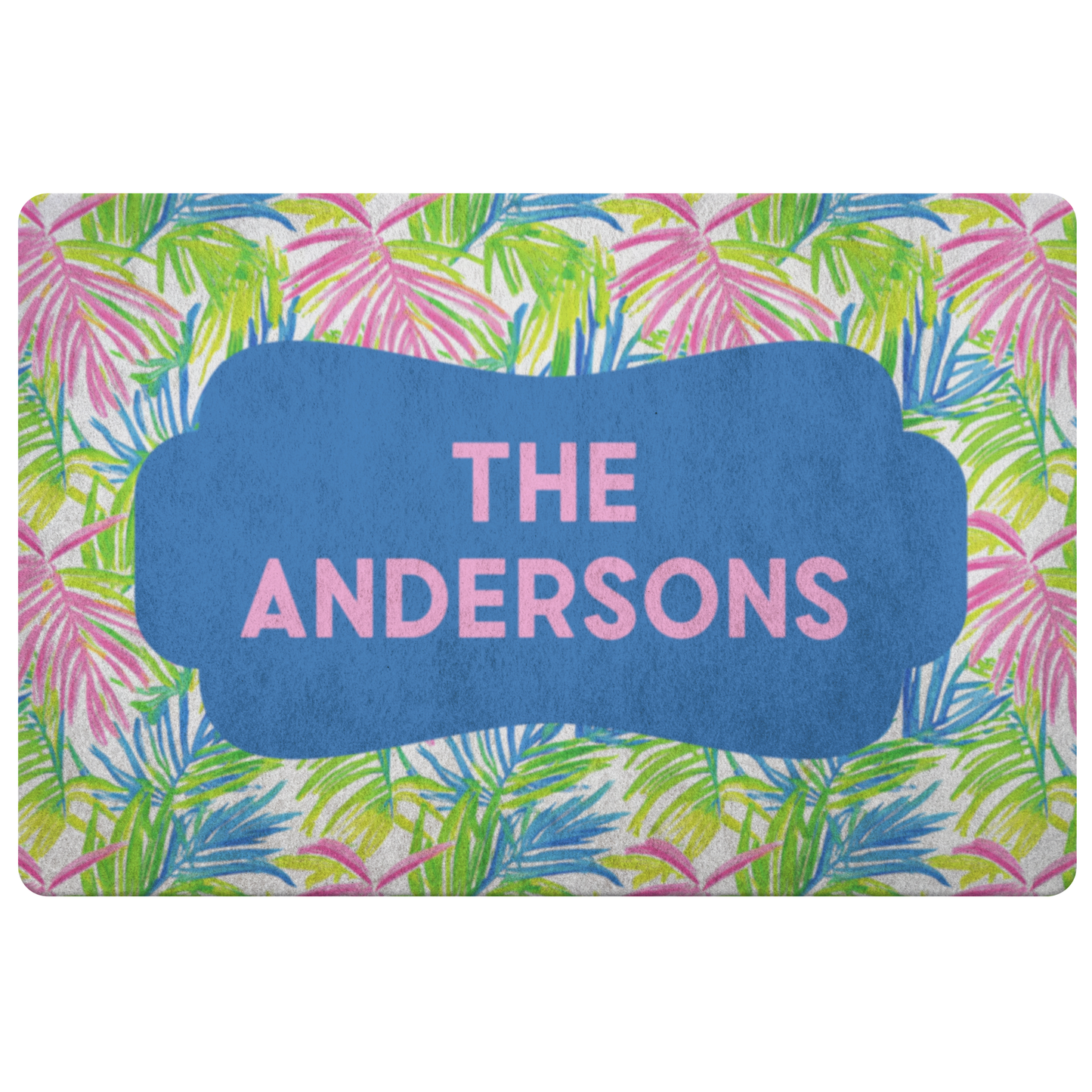 Bahama Breeze Preppy Doormat