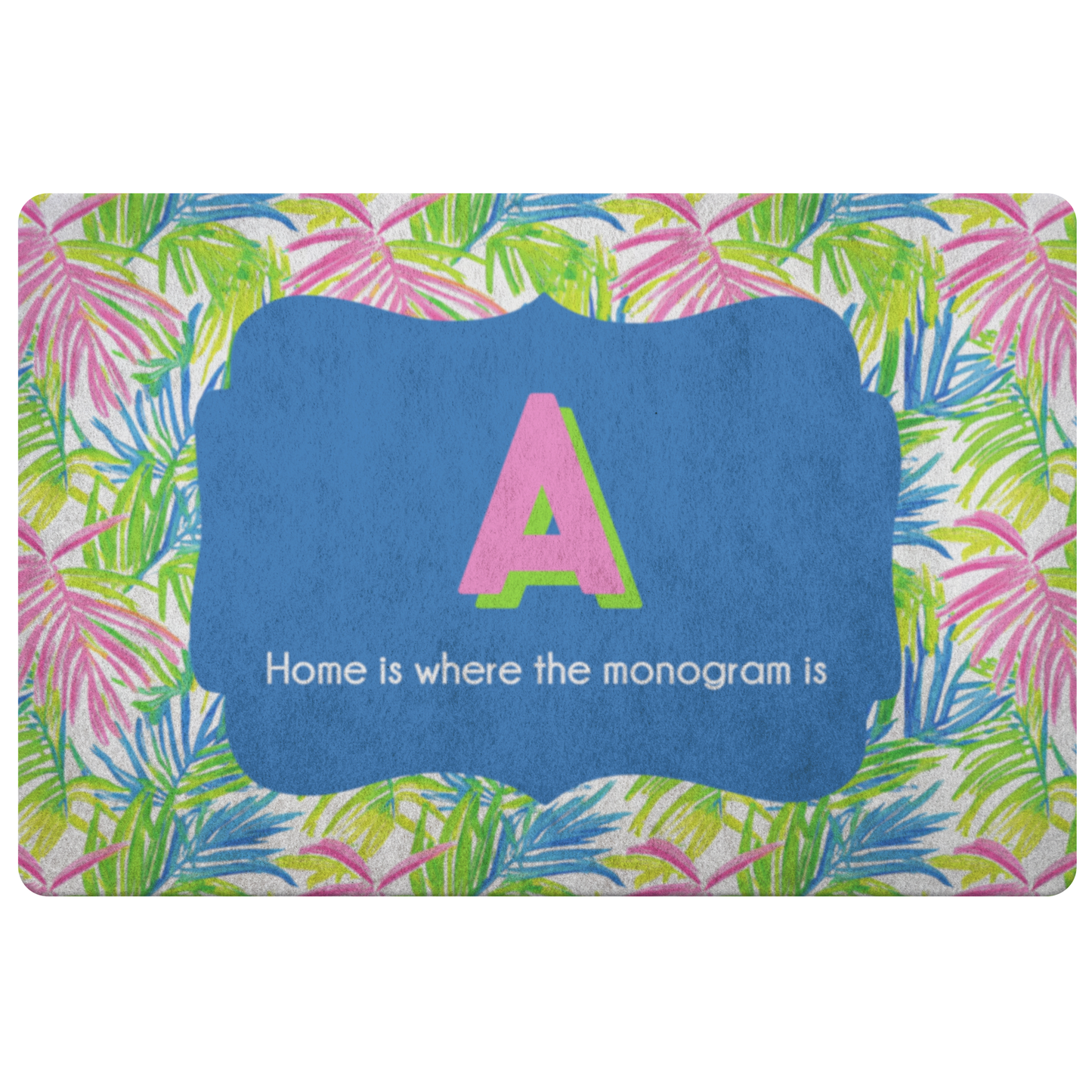 Bahama Breeze Preppy Doormat