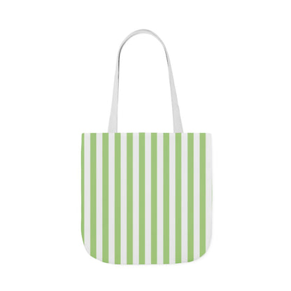 Striped Monogram Tote Bag