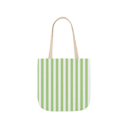 Striped Monogram Tote Bag