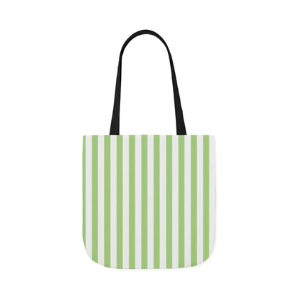 Striped Monogram Tote Bag