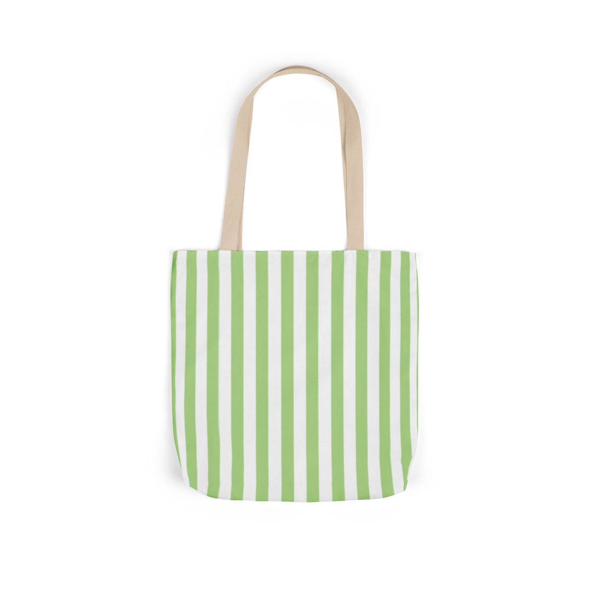 Striped Monogram Tote Bag