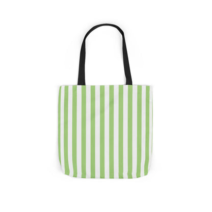 Striped Monogram Tote Bag