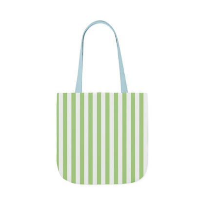 Striped Monogram Tote Bag