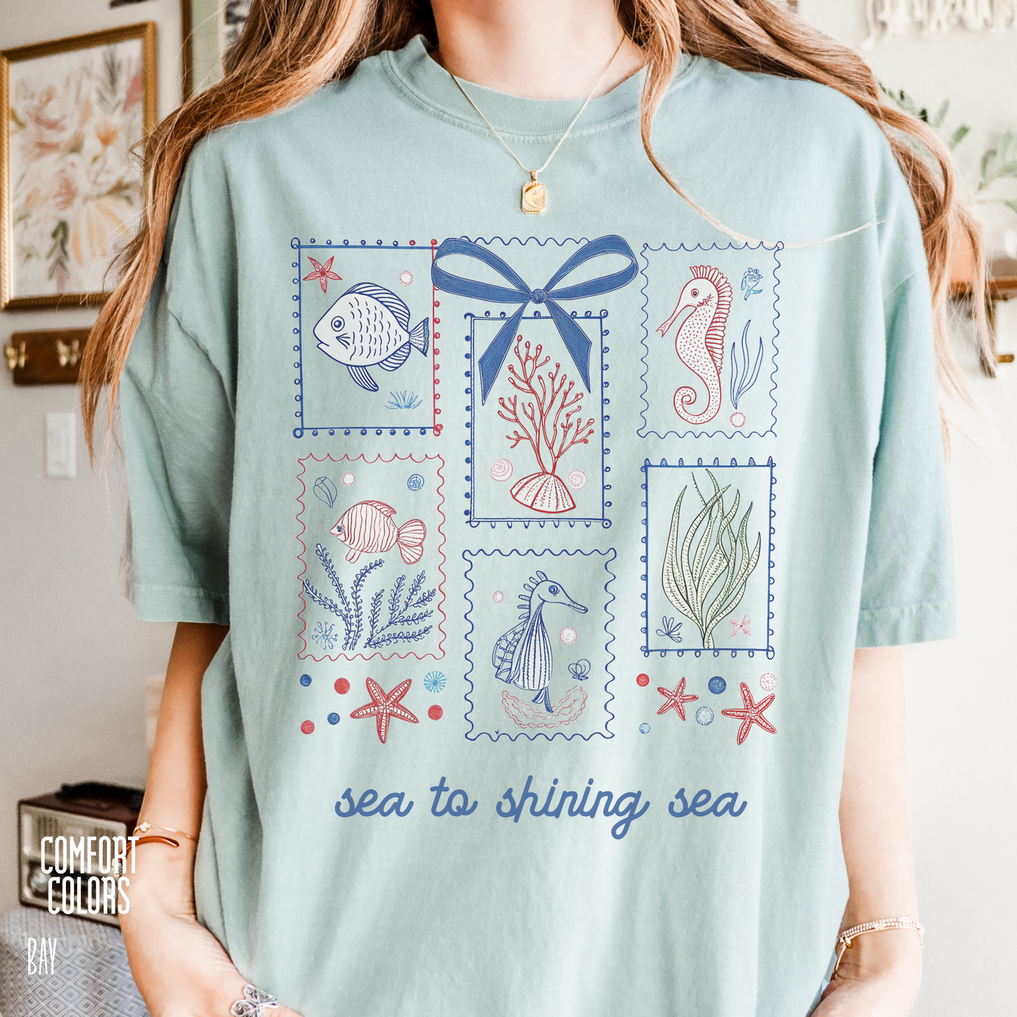 Sea to Shining Sea Personalized Tee