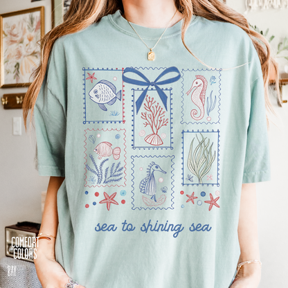 Sea to Shining Sea Personalized Tee